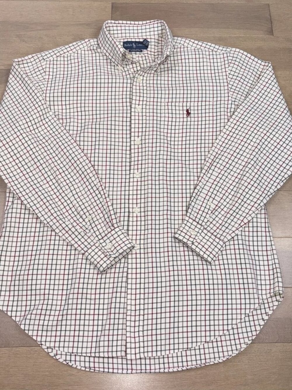 RALPH LAUREN men's plaid shirt large